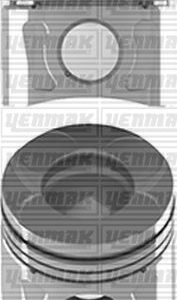 PISTON SEGMAN STD 69.60MM FIORINO 1.3 75HP JTD II 1.6 Euro5 -ASTRA J CORSA D 1.3 09 55267589