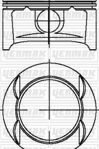 MOTOR PİSTON SEGMAN STD ASTRA-CORSA-MERIVA 01 Z1/ 4XEP Euro4 73.4 55351102-55351103-55351104