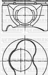MOTOR PİSTON SEGMAN STD 1-2 PİSTON BORA-CADDY II-GOLF III-IV-PASSAT-POLO-A3-A4 1.9TDI 79.51mm 028107065AJ
