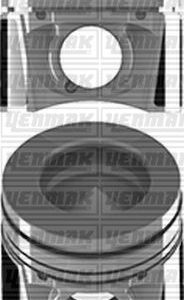 PISTON SEGMAN STD 7370MM FORD FIESTA 14TDCI 09 15 EURO5 MOTOR P207 P208 P2008 P206 T3E DS3 C3 III DV4C 14HDI 8V AV2Q6K108AA-0628.W2-8772771-1699856