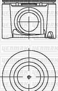 MOTOR PİSTON SEGMAN STD 88.00 DUCATO-DAILY-KARSAN 2.3 JTD 11 F1AE3481E 500055511