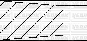 MOTOR SEGMANI 0.50 75.00 mm PEUGEOT-FORD 1.6 HDI 0640.S7-11257806773