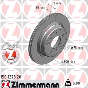 FREN DİSKİ ARKA BMW M5 E34 88 95 E34 V8 4.0 92 96 34211165265