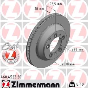 FREN DİSK ARKA PORSCHE CAYENNE 2017 330 MM - 28 MM 9Y0615601A