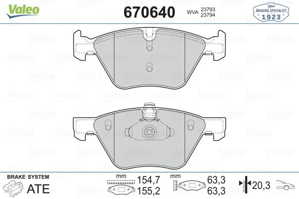 FREN BALATASI ON BMW E60 E87 E90 F10 34116763617-34116763618