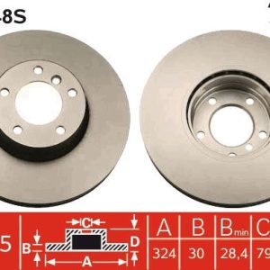 FREN DISKI ON ADET BMW E39 00 04