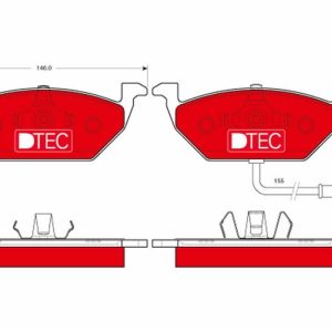 DİSK BALATA ÖN AUDI-A2 8Z0 -A3 8L1 -A3 8P1 -A3 SPORTBACK 8PA SEAT-ALTEA 5P1 -ALTEA XL 5P5-5P8
