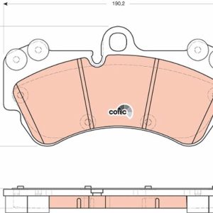 ÖN BALATA TOUAREG 10/02 CAYENNE 02 Q7 06 17 İNÇ