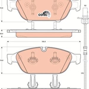 ÖN BALATA A6 1.8 2.8-2.0-3.0 11-14 A7 SPORTBACK 2.8-3.0 10/2010 14 1LL PR NUMARASI İÇİN