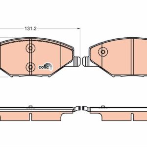 DİSK FREN BALATASI ÖN FABIA 2007