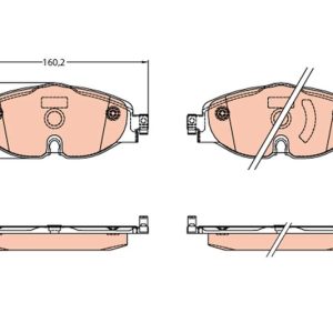 ÖN BALATA CADDY-PASSAT-GOLF7-A3-LEON-OCTAVIA 2013