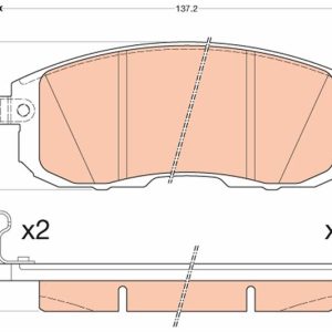 ÖN DİSK BALATA CUBE Z12 -JUKE F15 -PULSAR HATCHBACK C13 -SENTRA VII B17 -TIIDA