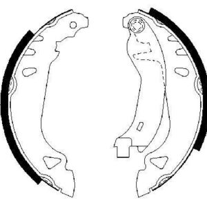 PABUÇLU FREN BALATASİ 180x30 MM FIAT-LANCIA DEDRA BERLİNA DEDRA STATİON WAGON DELTA PUNTO 93 PUNTO 97 PUNTO VAN 97 TEMPRA TİPO 87 TİPO 93 Y