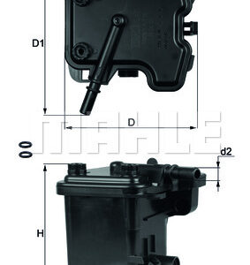 YAKIT FİLTRESİ PARTNER-206-207-307-308-407-BERLINGO-C2-C3-C4-C5-FIESTA-FOCUS-C-MAX-TEPEE 1.6HDI