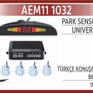 PARK SENSÖRÜ TÜRKÇE KONUŞMALI BEYAZ 18MM