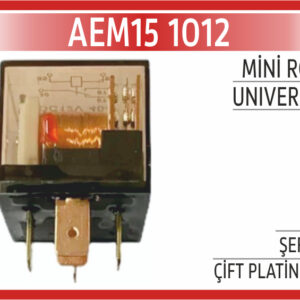 MİNİ ROLE 12V ŞEFFAF ÇİFT PLATİN LPG