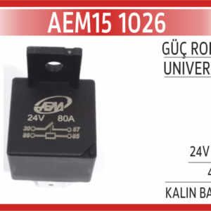 GÜÇ ROLESİ 24V 80A 4 PİN KALIN BACAK