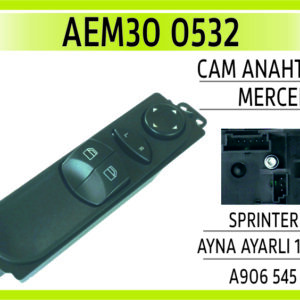 CAM ANAHTARI MERCEDES SPRINTER SOL AYNA AYARLI 10-