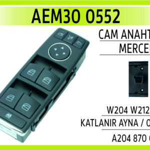 CAM ANAHTARI MERCEDES W204 W212 SOL KATLANIR AYNA