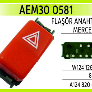 FLAŞÖR ANAHTARI MERCEDES W124 126 201 / 85-96