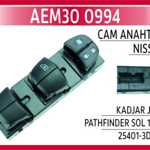 CAM ANAHTARI NISSAN KADJAR JUKE PATHFINDER SOL 10-