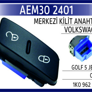 MERKEZİ KİLİT ANAHTARI VW GOLF 5 / JETTA 06-11