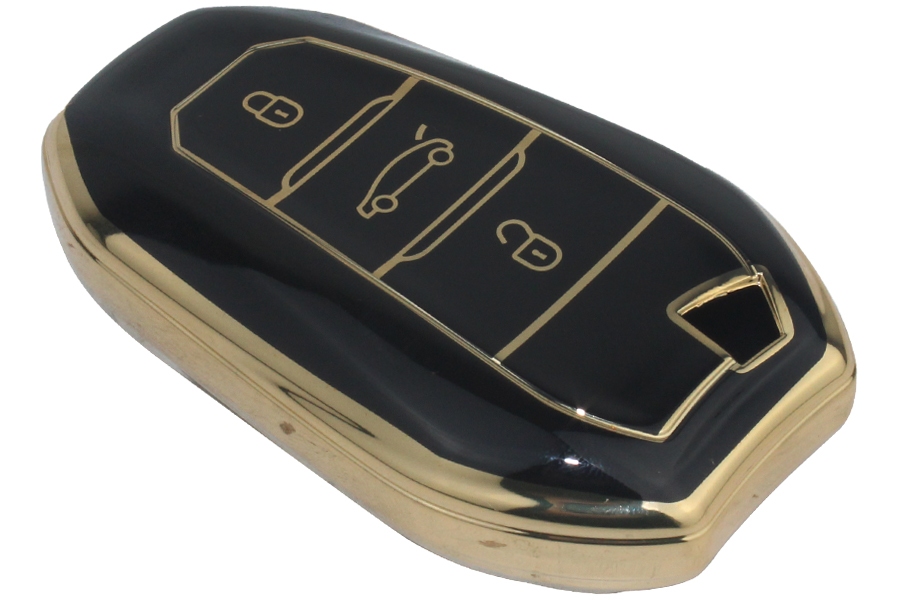 KONTAK ANAHTAR KUMANDA KORUYUCU KILIF TPU SİLİKON SİYAH CITROEN C5 AIRCROSS-C3-C4-C-ELYSEE HMA025-S