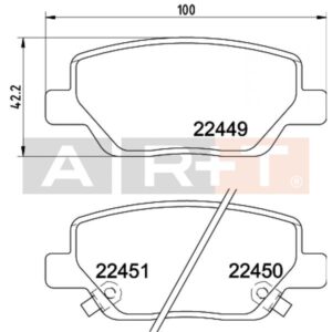 ARKA BALATA FIAT EGEA 15 77367717
