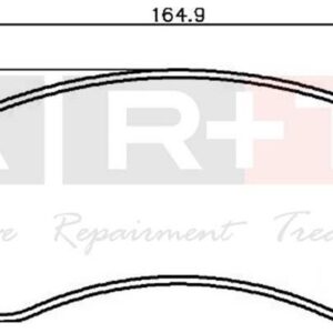 ON FREN BALATASI TRANSIT V348 06 14 A.CEKER 11 / VW AMAROK 2.0TDI 10 FİŞLİ 6C112K021B9A-1371402-2H0698151