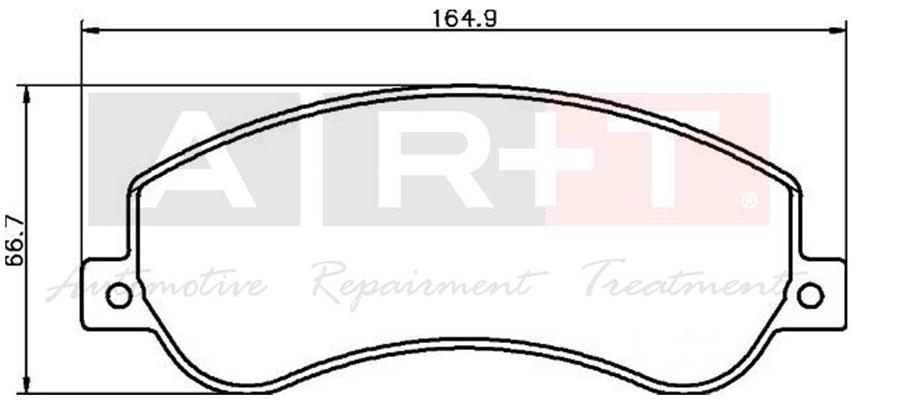 ON FREN BALATASI TRANSIT V348 06 14 A.CEKER 11 / VW AMAROK 2.0TDI 10 FİŞLİ 6C112K021B9A-1371402-2H0698151