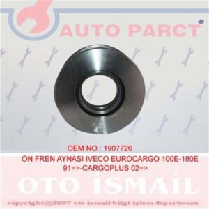 ÖN FREN AYNASI IVECO EUROCARGO 100E-180E 91 CARGOPLUS 02 322x30x8DLxHAVALI 1907726-1907526-1907527-1907530