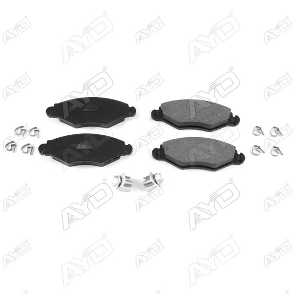ÖN FREN BALATASI PEUGEOT P206 1.4 1.6 09/98 P306 1.4 1.6 5/93 KULAKLARI DELİKSİZ