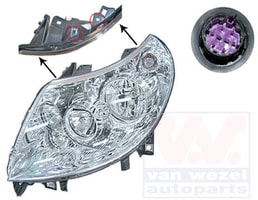 FAR SİNYAL SOL MOTORLU BOXER-JUMPER-DUCATO 06-14 H1 H7 1369497080