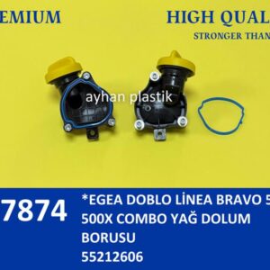 YAĞ DOLUM BORUSU ve CONTASI EGEA DOBLO LİNEA BRAVO 500L 500X COMBO