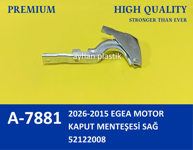 MOTOR KAPUT MENTESESI SAG EGEA 15
