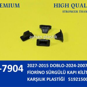 SÜRGÜLÜ KAPI KİLİT KARŞILIK PLASTİĞİ FIAT FİORİNO 07  DOBLO III 09