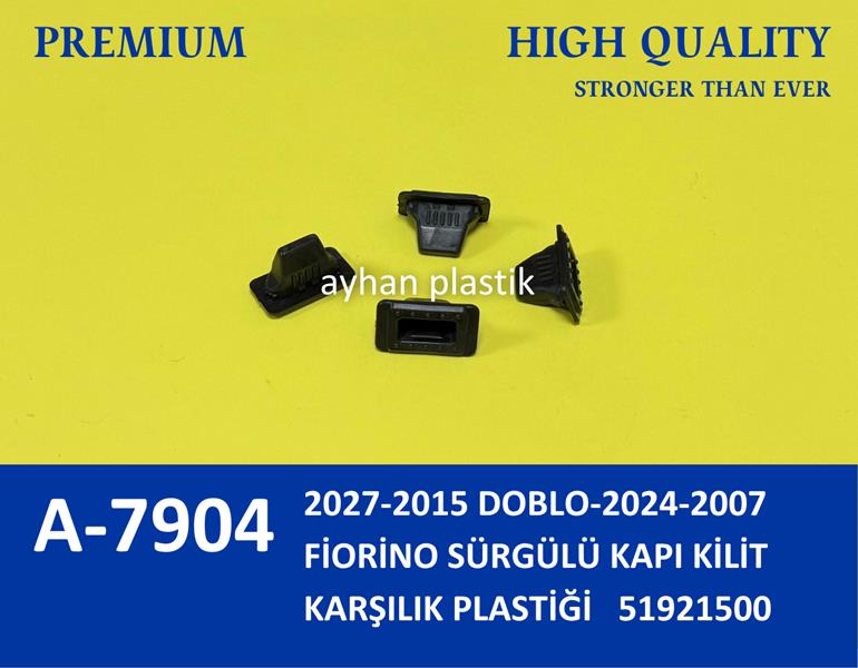 SÜRGÜLÜ KAPI KİLİT KARŞILIK PLASTİĞİ FIAT FİORİNO 07 DOBLO III 09