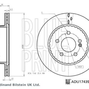 FREN DISKI ARKA MERCEDES W205 S205 C205 A205 C257 W213 C238 A0004231812