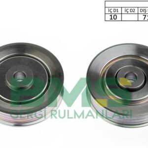 GERGİ RULMANI DAIHATSU TERIOS 1.3L K3-VE J102 01-05 / SIRION 1.3L K3-VE M301 05-  4 KANALLI - 10x71 /76x19