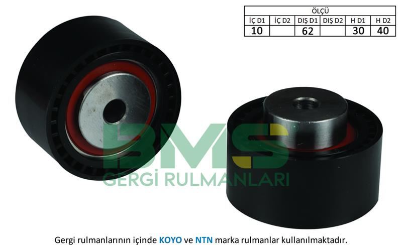 EKSANTRİK GERGİ RULMANI BOXER 02- - EXPERT 00- -P406-607 00-04 -807 02- -C5-C8-JUMPER- 2.2HDI 0829.C4-9652148780-9655253580