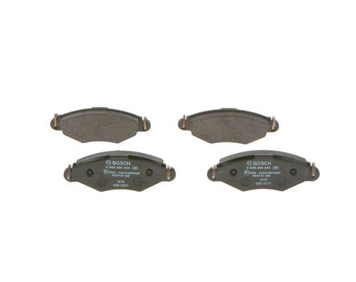 ÖN FREN BALATASI PEUGEOT P206 1.4 1.6 09/98 P306 1.4 1.6 5/93 0986TB2316 4254.94-421.91-4253.20-WVA23205