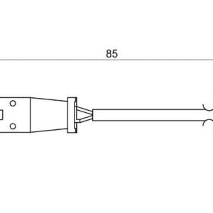BALATA FISI ARKA MERCEDES SPRINTER B906 . VW CRAFTER 30-35-50