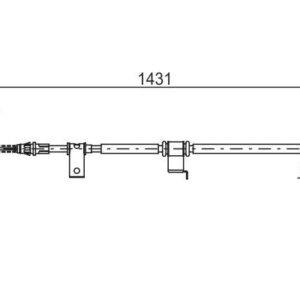 EL FREN TELİ ARKA SOL CAPTIVA-ANTARA 06   1431mm/1254mm