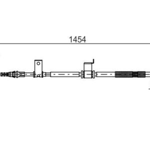EL FREN TELİ ARKA SAĞ CAPTIVA-ANTARA 06   1454mm/1277mm