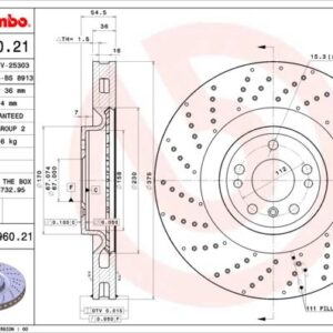 FREN DISKI ON 4-matic MERCEDES W166 X166 C292 A1664211600