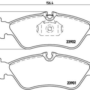 FREN BALATASI ARKA MERCEDES SPRINTER B901 B904 . VW LT 28-35-46 A0024204020-2D0698451