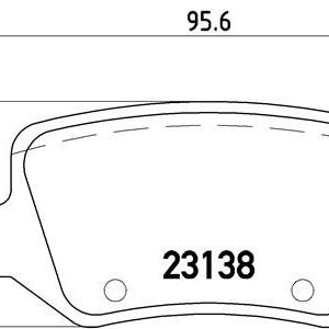 FREN BALATASI ARKA MERCEDES W168 W169 W245 W414 A1684200420