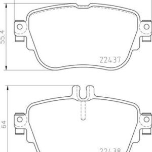 FREN BALATASI ARKA MERCEDES C257 W213 S213 C238 A238 A0004209700