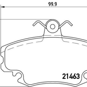 ÖN BALATA DACIA LOGAN 04 SANDERO 08 TWİNGO II 07 1.4-1.6-1.5dCi 6001547911-410602192R-7701207066
