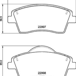 ÖN BALATA VOLVO XC40 1.5T3 2019 2.0 D3 D4 T2 T4 T5 B4 B5 2018 16 JANT